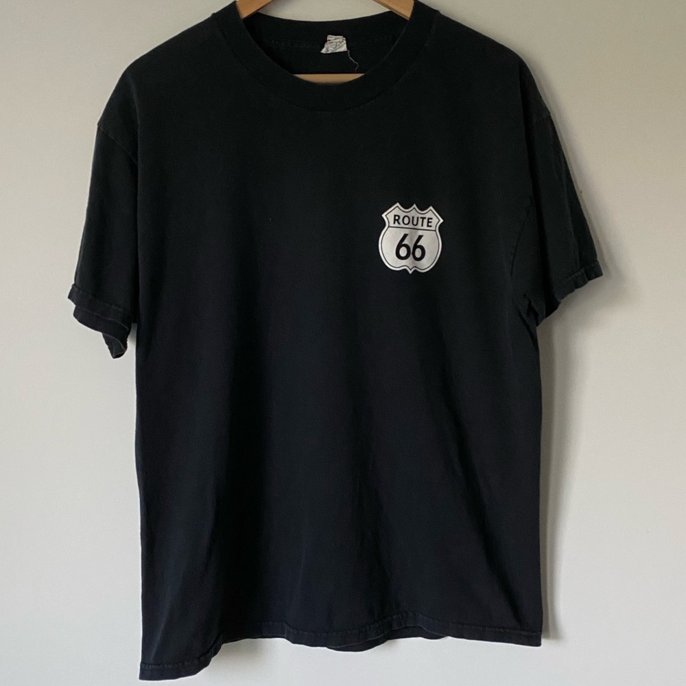 Vintage Route 66 Graphic tee shirt with big logo